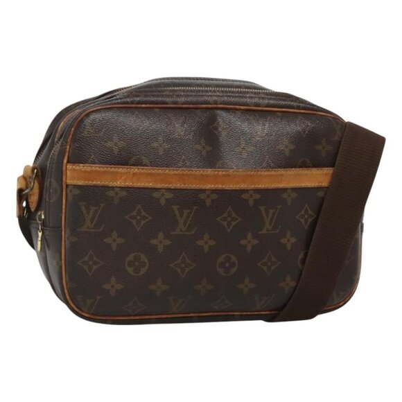 LOUIS VUITTON Monogram Reporter PM Shoulder Bag LV Auth - Picture 1 of 16